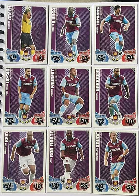 2010-2011 Match Attax West Ham • £2