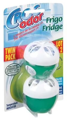 £5.99 • Buy Twin Pack Croc Odor Fridge Deodoriser Smells Neutraliser Freshener Food Safe UK