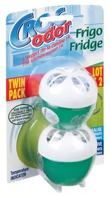 £5.99 • Buy Twin Pack Croc Odor Fridge Deodoriser Smells Neutraliser Freshener Food Safe UK