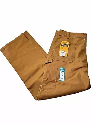 Carhartt Pants 40x34 Brown Rugged Flex Duck Canavs Tapered Utility Work CB9 • $24