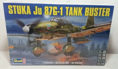 NEW Revell Stuka Ju 87G-1 Tank Buster Model Kit Scale 1:48 SEALED NIB! • $22.50