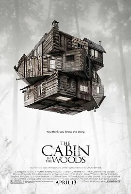 Same Day Shipping THE CABIN IN THE WOODS Chris Hemsworth Borderless 11x17 Poster • $13.99