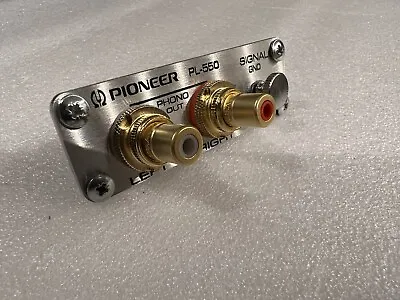 Pioneer PL 550 Turntable PL550 PL-550 - High Quality -RCA SIGNAL CONNECTOR • $65