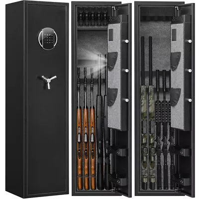 Kavey 5 Gun Safe Gun Safe For Rifles And Shotguns With 3 Adjustable Gun Slots • $195