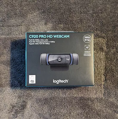 Logitech C920 Pro HD Webcam - Full HD 1080p - Black • £60