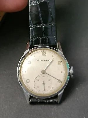 Vintage Movado Military Mens Watch • $166.95