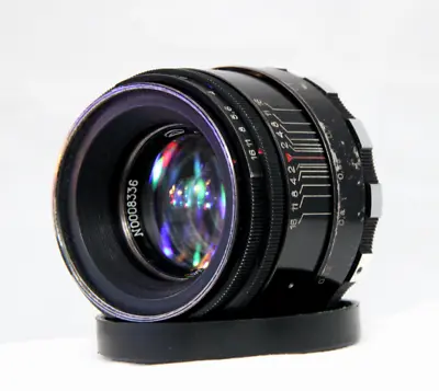 Extremely Rare Early №8336 Belomo Zebra Helios 44-2 58mm F/2  Lens USSR Video • $59