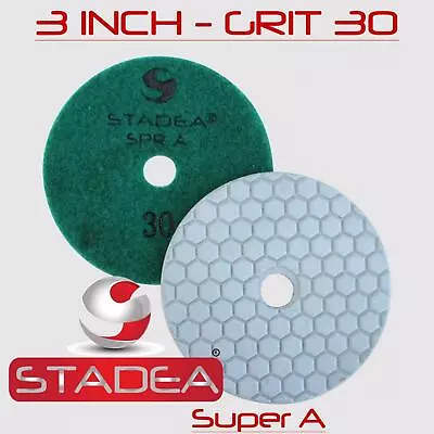 Stadea Diamond Polishing Pad 3  Dry - Granite Marble Concrete Terrazzo Tile 1 Pc • $8.99