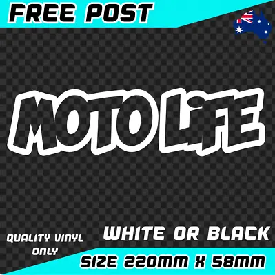 Moto Life Sticker Decal Vinyl Car Ute Motocross Motorbike KTM SX 2 Stroke YZ MX  • $5.95