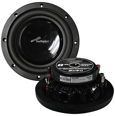 Audiopipe 8  Shallow Mount Woofer 300W Max 4 Ohm DVC • $69.49