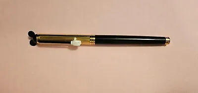 Colibri Mickey Mouse Fountain Pen 🖋 Black/Gold Medium Point Pre-owned No Box • $149