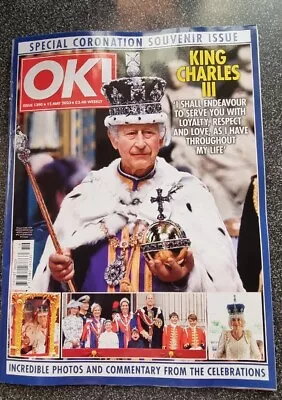 OK Magazine ~ 15th May 2023  ~  Coronation Of King Charles 111 SOUVENIR • £14.99