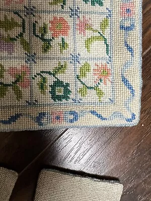Vintage Doll House Hand Made Needlepoint Rug • $75