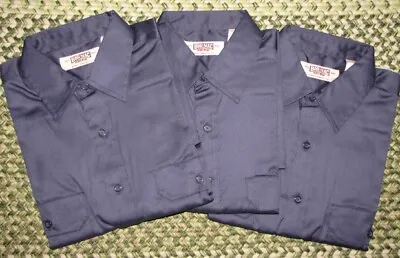 LOT Of 3 Vintage BIG MAC Work Wear LS BF Mechanic SHIRTS Large XTall DEADSTOCK • $149.95