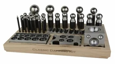 Steel Classic Dapping Punch Set Forming Block Plate Jewelry Making Metal Forming • $164.95