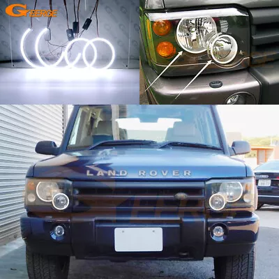 For Land Rover Discovery II 2 L318 2003 2004 COB Led Angel Eyes Kit Halo Rings • $47.33