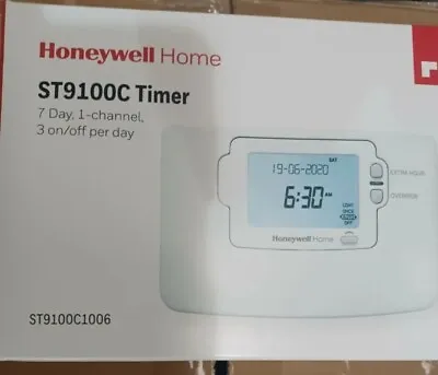 Honeywell ST9100C1006 Programmable Thermostat - White • £33