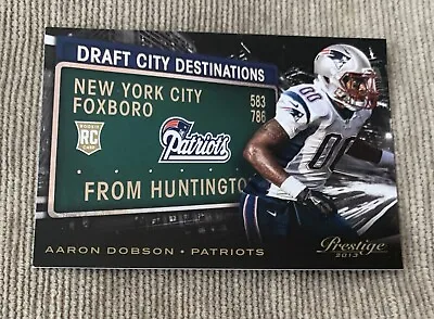 2013 Panini Prestige - Draft City Destinations #17 Aaron Dobson (RC) • $4