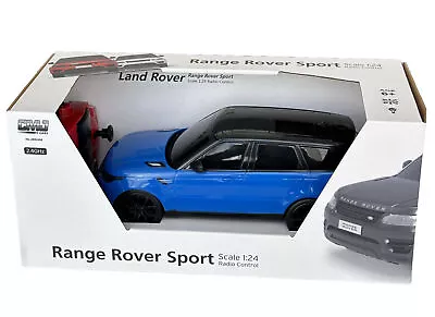 CMJ RC Cars Range Rover Sport Remote Control BLUE SUV-Scale 1:24-LED Headlights • £17.95