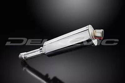 Delkevic 14  Stainless Steel Oval Stubby Muffler - BMW F800GS - 08-17 Exhaust • $249.99