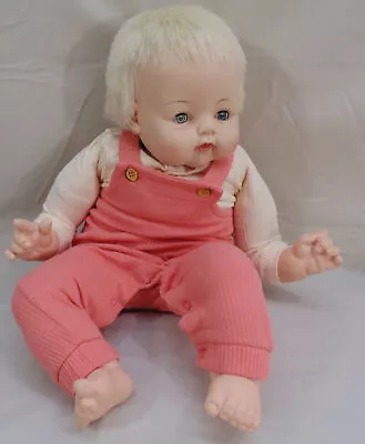 Vintage 1961 Madame Alexander Kitten Doll 22  Chubby Baby Blonde Hair Sleep Eyes • $159.99