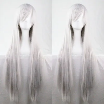 Hot Sexy 80cm Long Straight Wig Fashion Cosplay Costume Anime Hair Full Wig Hair • $14.99