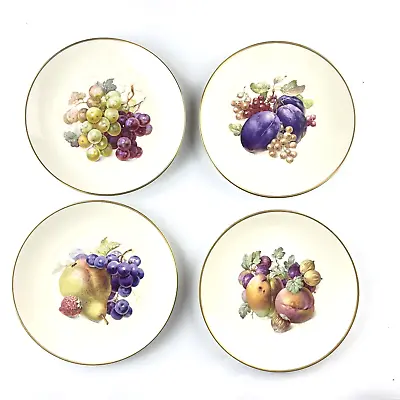 $19.99 • Buy Vintage Eschenbach Bavaria Baronet China Set Of 4 Fruit & Nut Dessert Plates A