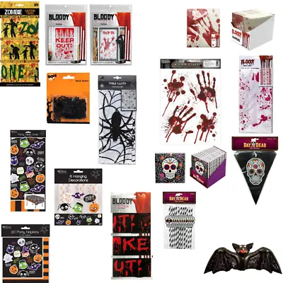 £3.95 • Buy Halloween Party Decorations Creepy Display Spooky Scene Setter Wall Door Decor