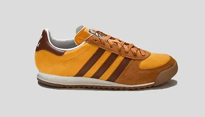 Adidas All Team Yellow/brown Sizes 8 8.5 9 9.5 10 10.5 11 Originals 2023 Id2122 • £64.99