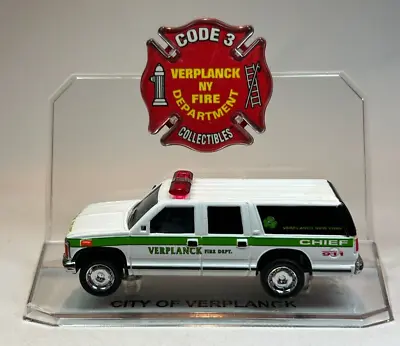 Code 3 Collectables City Of Verplanck Fire Dept Suburban Truck Die-Cast Limited • $34.95