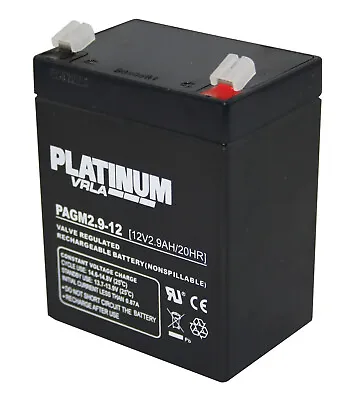 £13.97 • Buy 12v 2.9ah Platinum Mobility Lift Hoist Battery 12 Volt  2.9Ah   V