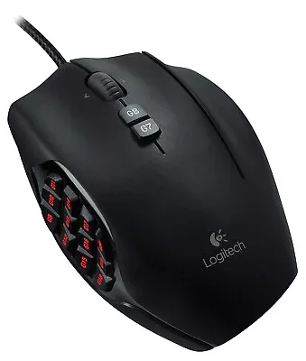 Logitech G600 MMO 20 Programmable Buttons USB Gaming Mouse - Black (U) • £49.99