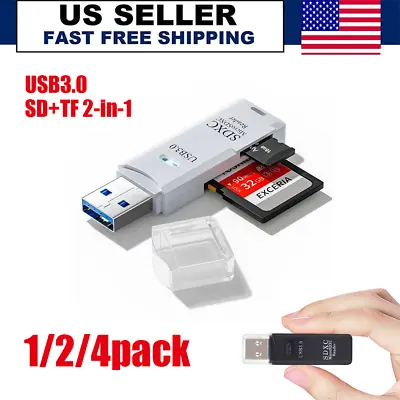 USB 3.0 SD Card Reader For PC Micro SD Card To USB Adapter For Camera Memory C • $7.53