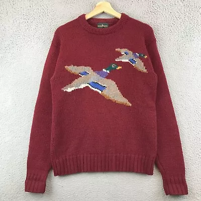 Vintage Boundary Water Sweater Knit Animal Duck Hunting Graphic Size M • $24.99