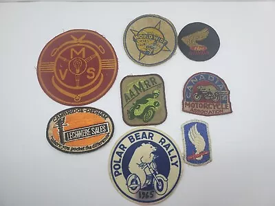 Mixed Lot Of Embroidered Iron-on Sew-on Patches. Motorcycle Vintage Ama • $85