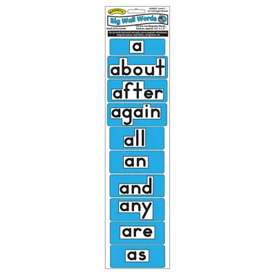 Ashley Die-Cut Magnetic Big Wall Words 1st 100 Level 1 Dolch & Fry (ash-25001) • $41.55