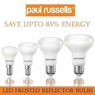 LED Reflector R80 R63 R50 R39 Bulb Warm/Cool/Day White ES SES Screw In Spotlight • £8.99