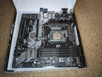 £179.99 • Buy Intel I5  8600k Asrock Z370m Pro4 Bundle Stable 4.8ghz+ Overclockable