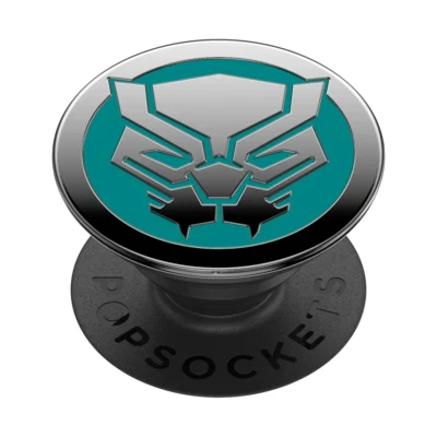 $36.95 • Buy PopSockets PopGrip Phone Grip Stand Mount Holder Swap - Enamel Black Panther