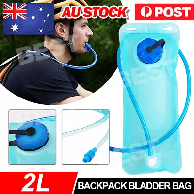 2L Water Backpack Bladder Bag Hydration System Camelbak Pack Hiking Cycling • $11.45