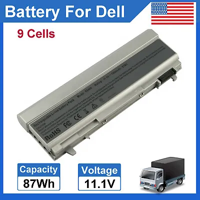 9 Cells Battery For Dell Latitude E6400 E6410 E6500 E6510 PT434 KY477 KY265 87Wh • $21.99