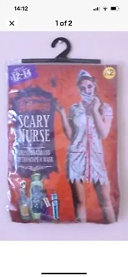 Bnwt Scary Nurse Fancy Dress Outfit Size 12-14 • £6.80