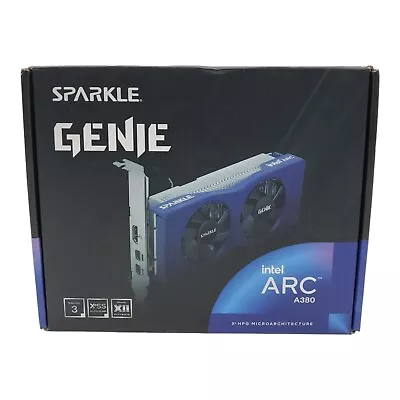 SPARKLE GENIE Arc A380 6GB GDDR6 PCI Express 4.0 ATX Video Graphics Card GPU • $109.90