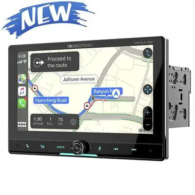 Soundstream VRCPAA-106F CD DVD Player Android Auto CarPlay Bluetooth 2 Camera IN • $179.90