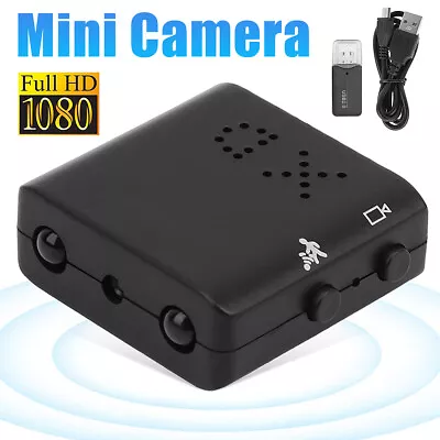 HD 1080P Mini Hidden Spy Camera Security Motion Detection Night Vision Nanny Cam • $14.64