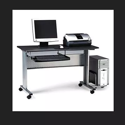 Mayline 8100TDANT 57w X 23-1/2d X 29h Anthracite Mobile Work Table​ [COS] • $227.95