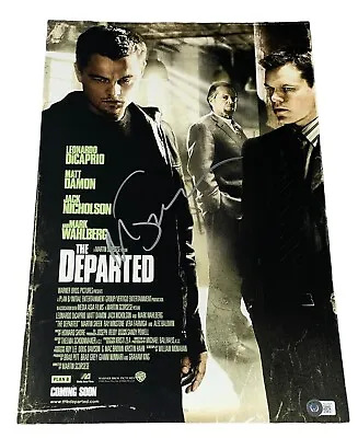Martin Scorsese Signed Autograph The Departed 12x18 Photo Poster Beckett BAS Coa • $500