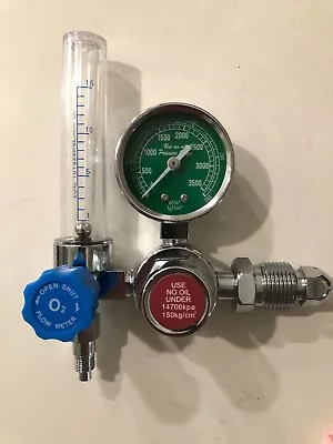 Air Oxygen O2 Medical Pressure Regulator Gas Flowmeter - Open Box • $27.95