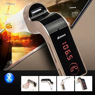 Car Bluetooth MP3 Player FM Transmitter LCD Display Wireless USB Phone Handsfree • $14.90