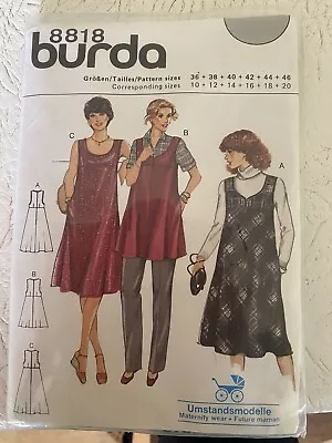 Vintage Dressmaking Pattern . Unopened . Dress Sizes 10-20. Maternity • £0.99